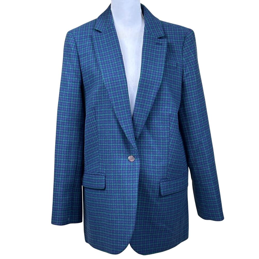 J. Crew Factory plaid wool blazer, academia, layering, preppy, menswear inspired